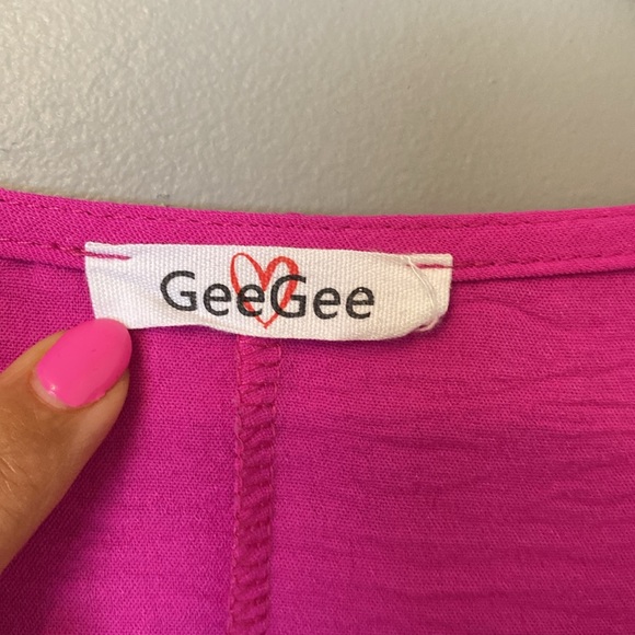 Pink Baby Doll Dress - Small - Picture 3 of 6